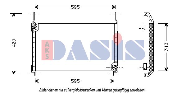 AKS DASIS kondensatorius, oro kondicionierius 082170N